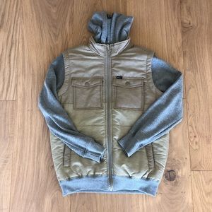 RVCA Boys Big Logan Puffer Hooded Jacket